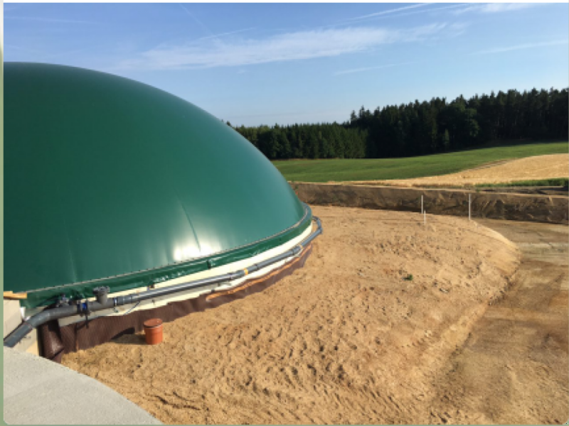 Sonstige Biogastechnik des Typs Green Energy Biogas: Havariewall / Schutzwall, Neumaschine in Mitterteich (Bild 1)