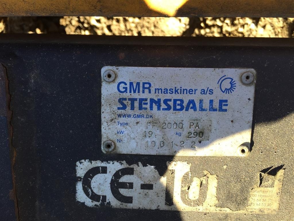 Anbaukehrmaschine des Typs GMR FF2000PA, Gebrauchtmaschine in Roskilde (Bild 4)