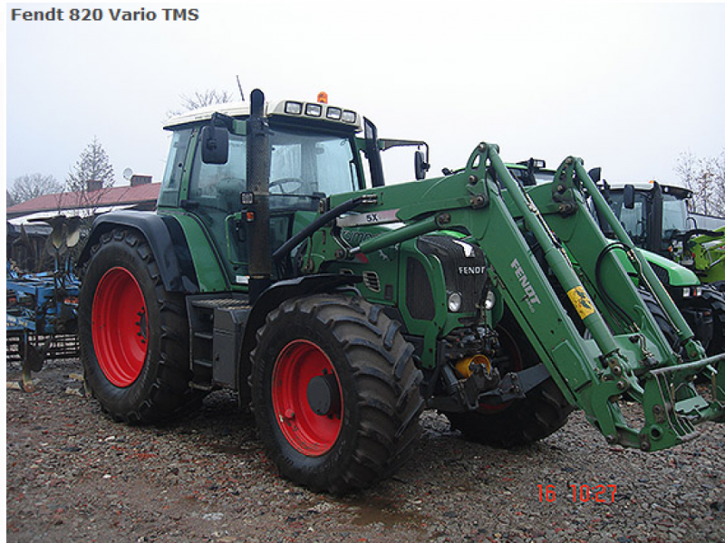 Oldtimer-Traktor del tipo Fendt 820 Vario, Neumaschine en Рівне (Imagen 1)