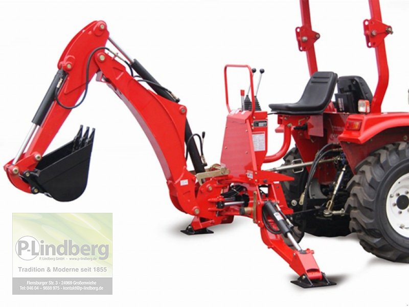 Sonstige Bagger & Lader typu P.Lindberg GmbH Hydraulischer Heckbagger für Traktoren 3-Punkt Schaufel Haus NEU, Neumaschine v Großenwiehe (Obrázok 1)