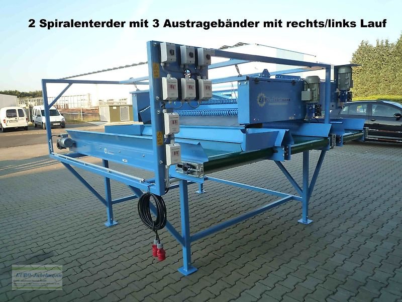 Lagertechnik des Typs EURO-Jabelmann Doppelter Spiralwalzenenterder mit Austragebänder, NEU, Neumaschine in Itterbeck (Bild 1)
