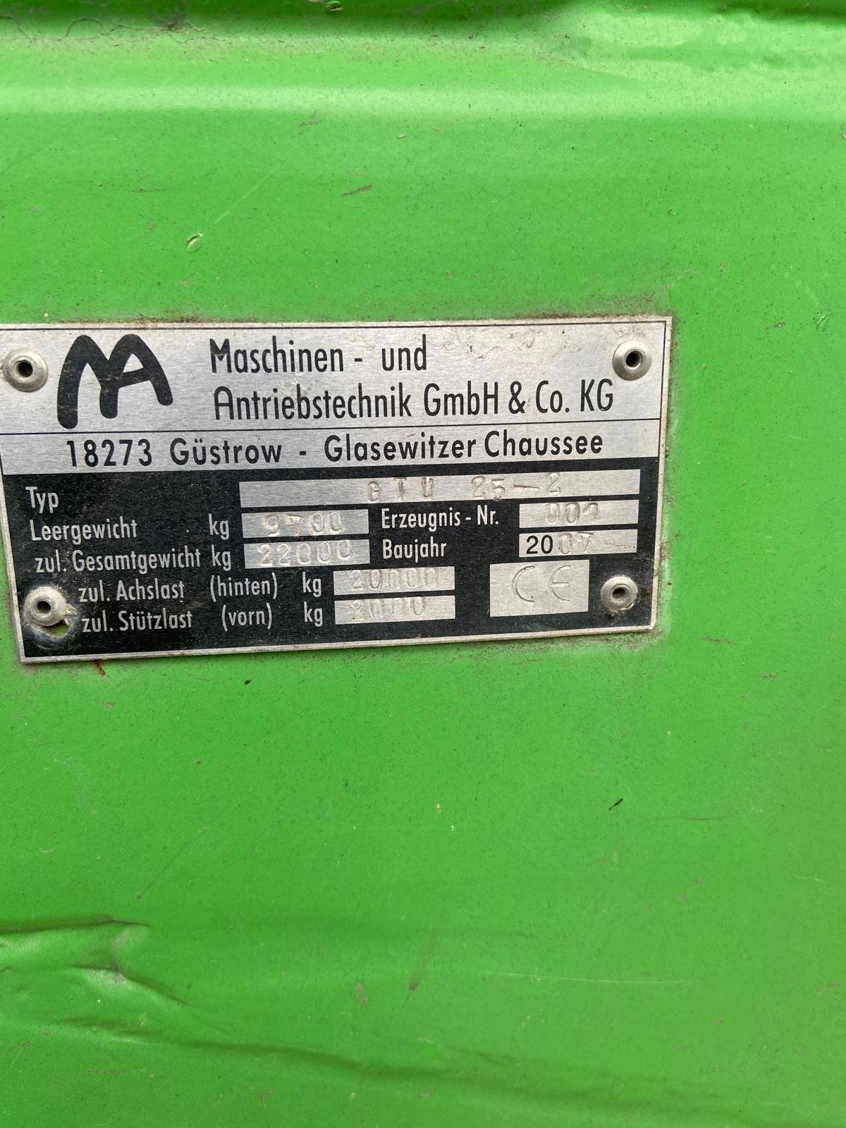 Überladewagen a típus Güstrower GTÜ, Gebrauchtmaschine ekkor: Ansfelden (Kép 1)