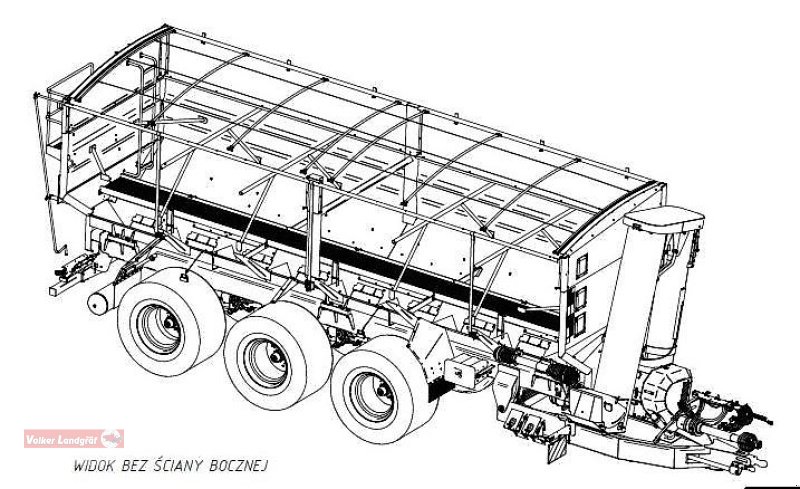 Überladewagen del tipo Sonstige Pronar T 743 M Überladewagen 43 m³ Wiegesystem 34 to Zwangslenkung, Neumaschine In Ostheim/Rhön (Immagine 30)