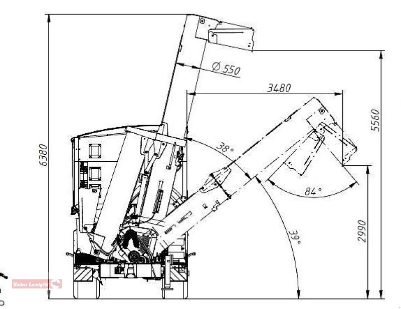 Überladewagen del tipo Sonstige Pronar T 743 M Überladewagen 43 m³ Wiegesystem 34 to Zwangslenkung, Neumaschine In Ostheim/Rhön (Immagine 27)