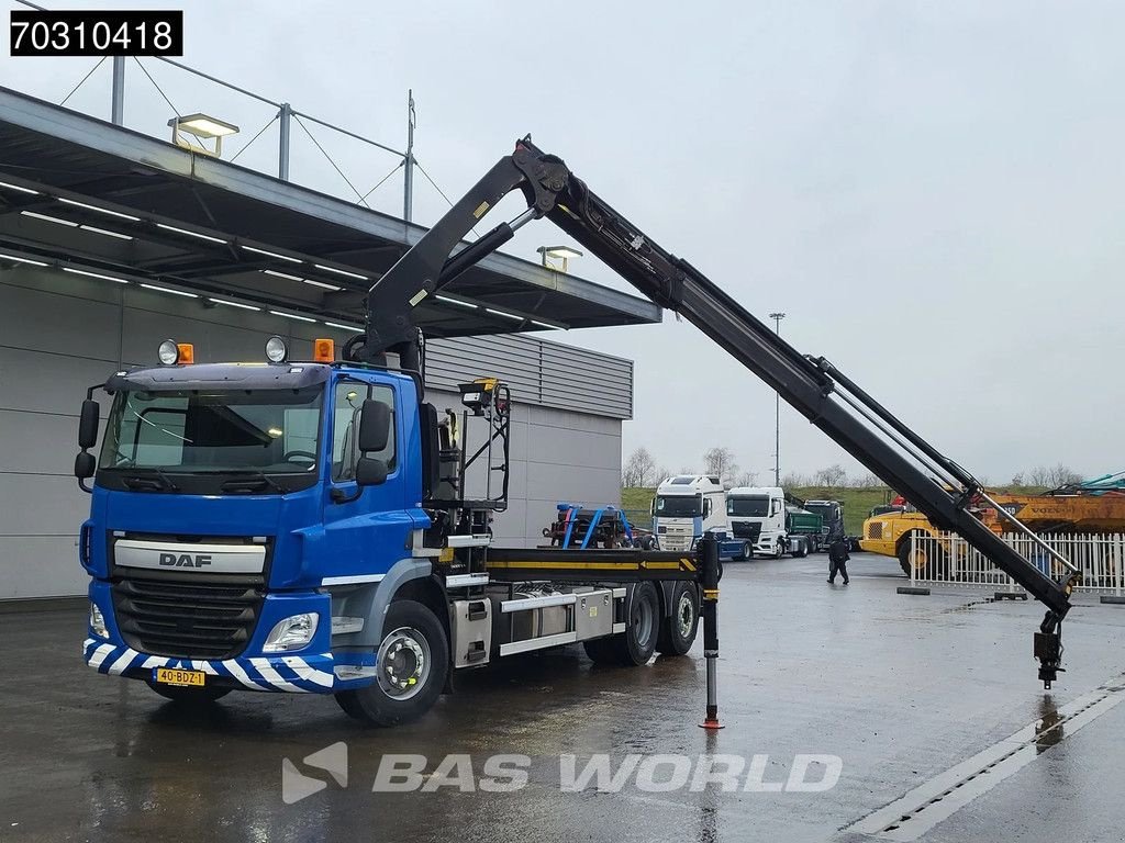 Abrollcontainer Türe ait DAF CF 330 6X2 VDL 20-6200 Palfinger PK 22002-EH Kran Crane Lift+ste, Gebrauchtmaschine içinde Veghel (resim 7)