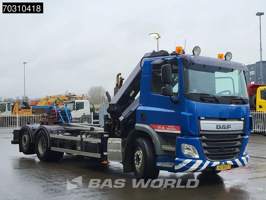 Abrollcontainer Türe ait DAF CF 330 6X2 VDL 20-6200 Palfinger PK 22002-EH Kran Crane Lift+ste, Gebrauchtmaschine içinde Veghel (resim 11)