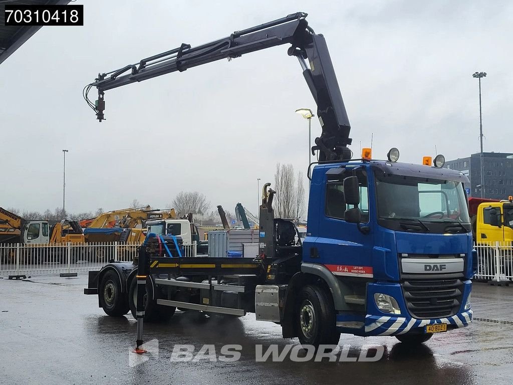 Abrollcontainer Türe ait DAF CF 330 6X2 VDL 20-6200 Palfinger PK 22002-EH Kran Crane Lift+ste, Gebrauchtmaschine içinde Veghel (resim 3)