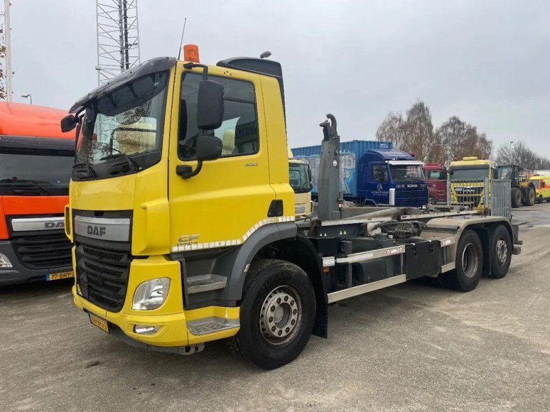 Abrollcontainer del tipo DAF CF 400 VDL haaksysteem 26 T 6x2 stuuras EURO 6 !, Gebrauchtmaschine In Kerkrade (Immagine 1)