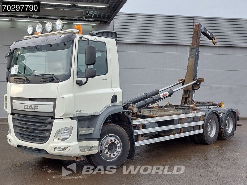 Abrollcontainer typu DAF CF 440 6X2 HYVA 22-60-S Hooklift Lift Axle Automatic ACC Euro 6, Gebrauchtmaschine w Veghel (Zdjęcie 1)