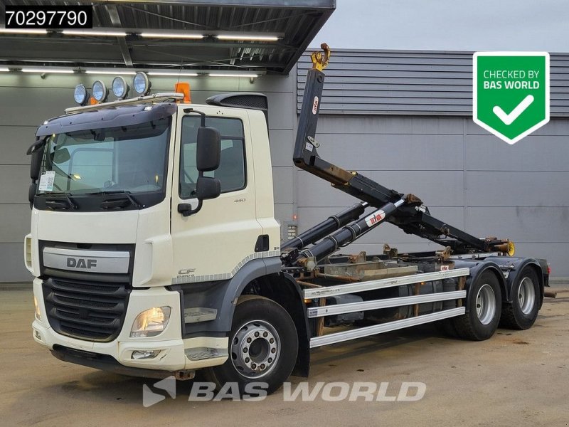Abrollcontainer za tip DAF CF 440 6X2 HYVA 22-60-S Hooklift Lift Axle Automatic ACC Euro 6, Gebrauchtmaschine u Veghel (Slika 1)