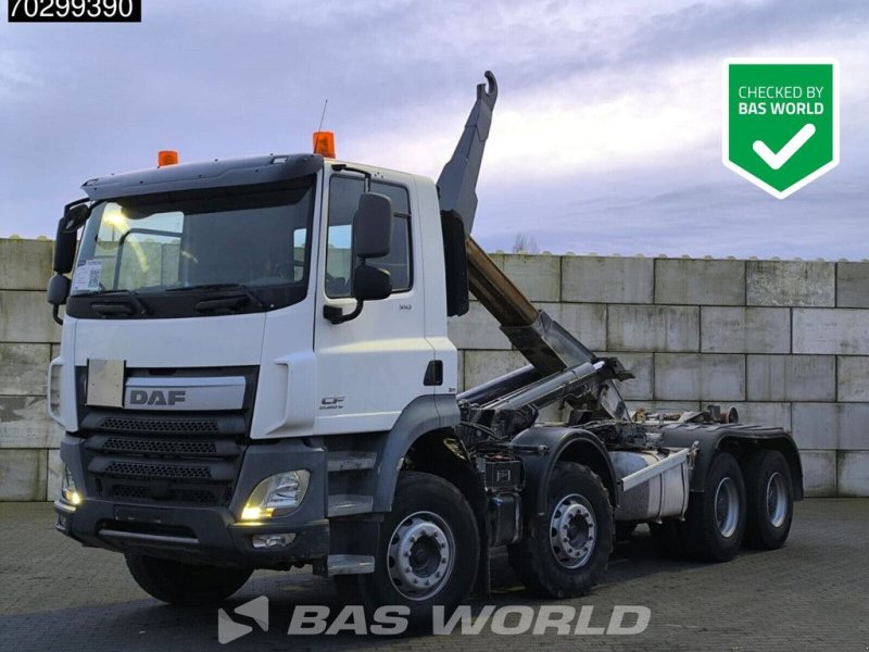Abrollcontainer des Typs DAF CF 510 8X4 25t Dalby Hook Full Steel Manual Retarder Big-Axle Eu, Gebrauchtmaschine in Veghel (Bild 1)