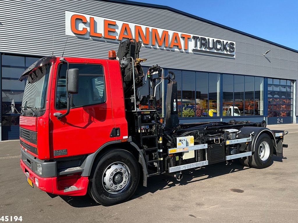 Abrollcontainer des Typs DAF FA 75.290 ATI Hiab 11 Tonmeter laadkraan Just 84.508 km!, Gebrauchtmaschine in ANDELST (Bild 7)