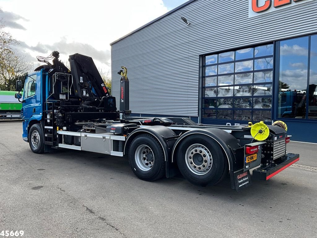 Abrollcontainer des Typs DAF FAN CF 340 Euro 6 Hiab 22 Tonmeter laadkraan Just 136.360 km!, Gebrauchtmaschine in ANDELST (Bild 4)