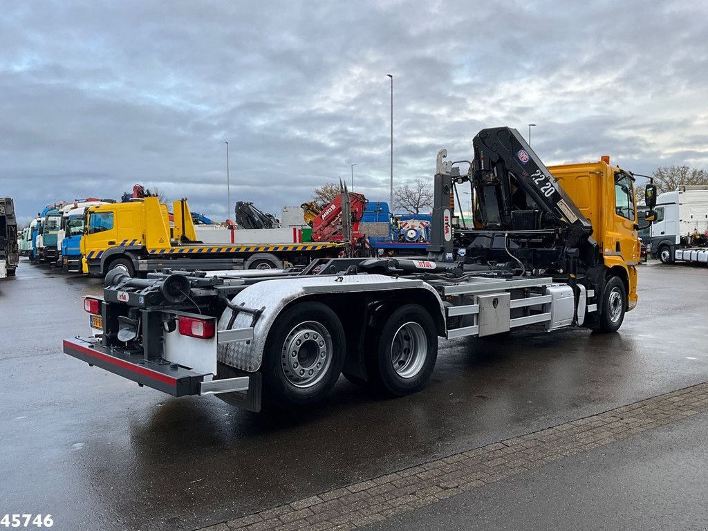 Abrollcontainer des Typs DAF FAN CF 370 Euro 6 HMF 22 Tonmeter laadkraan Just 149.152 km!, Gebrauchtmaschine in ANDELST (Bild 4)