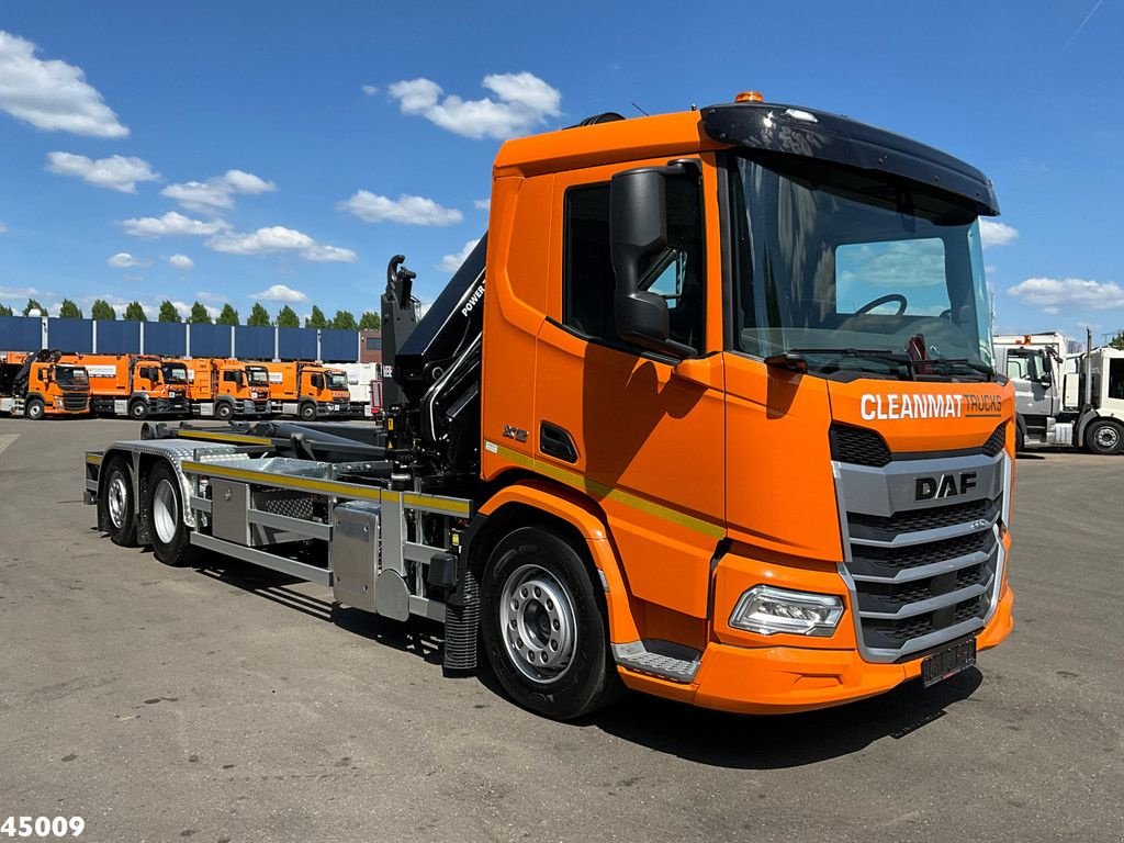 Abrollcontainer des Typs DAF FAN XD 450 Euro 6 HMF 23 Tonmeter laadkraan, Gebrauchtmaschine in ANDELST (Bild 3)