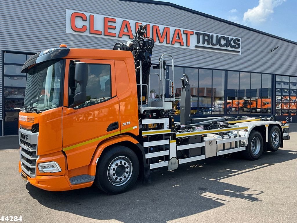 Abrollcontainer a típus DAF FAN XD 450 Euro 6 HMF 23 Tonmeter laadkraan, Gebrauchtmaschine ekkor: ANDELST (Kép 2)