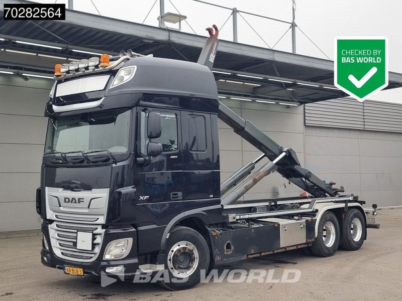 Abrollcontainer des Typs DAF XF 480 6X2 NL-Truck VDL S-30-6400 ACC Standklima Euro 6, Gebrauchtmaschine in Veghel (Bild 1)