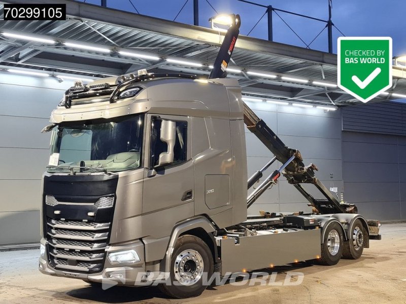 Abrollcontainer типа DAF XG 530 6X2 HIAB Multilift ULT21S61-WMITF Lift + Steering Axle Re, Gebrauchtmaschine в Veghel (Фотография 1)