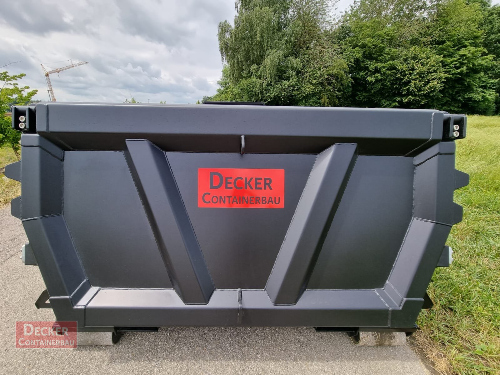 Abrollcontainer a típus Decker Container Abrollcontainer, Halfpipe, HARDOX, ca.14m³, hydr.Heckklappe, Neumaschine ekkor: Armstorf (Kép 3)