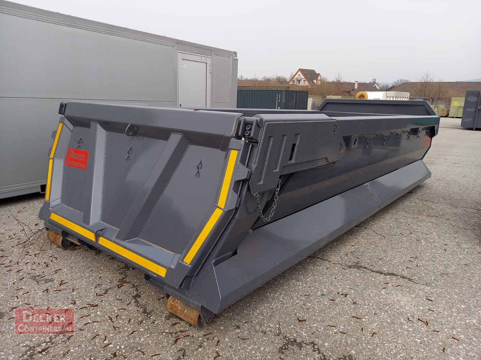 Abrollcontainer of the type Decker Container Abrollcontainer, Halfpipe, HARDOX,ca.16m³, hydr.Heckklappe,SOFORT VERFÜGBAR, Neumaschine in Armstorf (Picture 2)