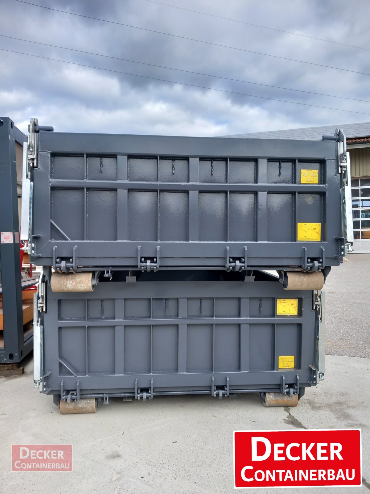 Abrollcontainer tip Decker Container Bayernbox, 12m³, NL 95502 Himmelkron, Pendelklappe, Neumaschine in Himmelkron (Poză 3)
