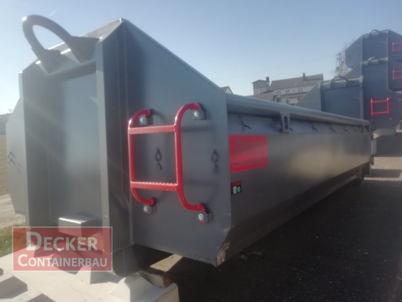 Abrollcontainer des Typs Decker Container Bayernbox,ca.8m³,Pendelklappe, Sofort verfügbar, Neumaschine in Armstorf (Bild 1)