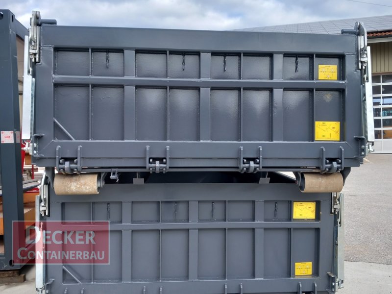 Abrollcontainer des Typs Decker Container Bayernbox,NL 34396 Liebenau,11m³,Pendelklappe, Neumaschine in Liebenau (Bild 1)