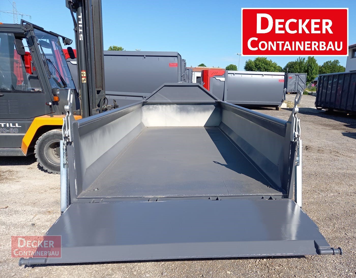 Abrollcontainer tip Decker Container Bayernbox,NL 34396 Liebenau,11m³,Pendelklappe, Neumaschine in Liebenau (Poză 3)