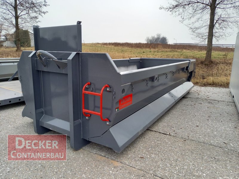 Abrollcontainer tip Decker Container Halfpipe ca.13m³, Hydr.Heckklappe, SOFORT VERFÜGBAR, Neumaschine in Armstorf (Poză 1)