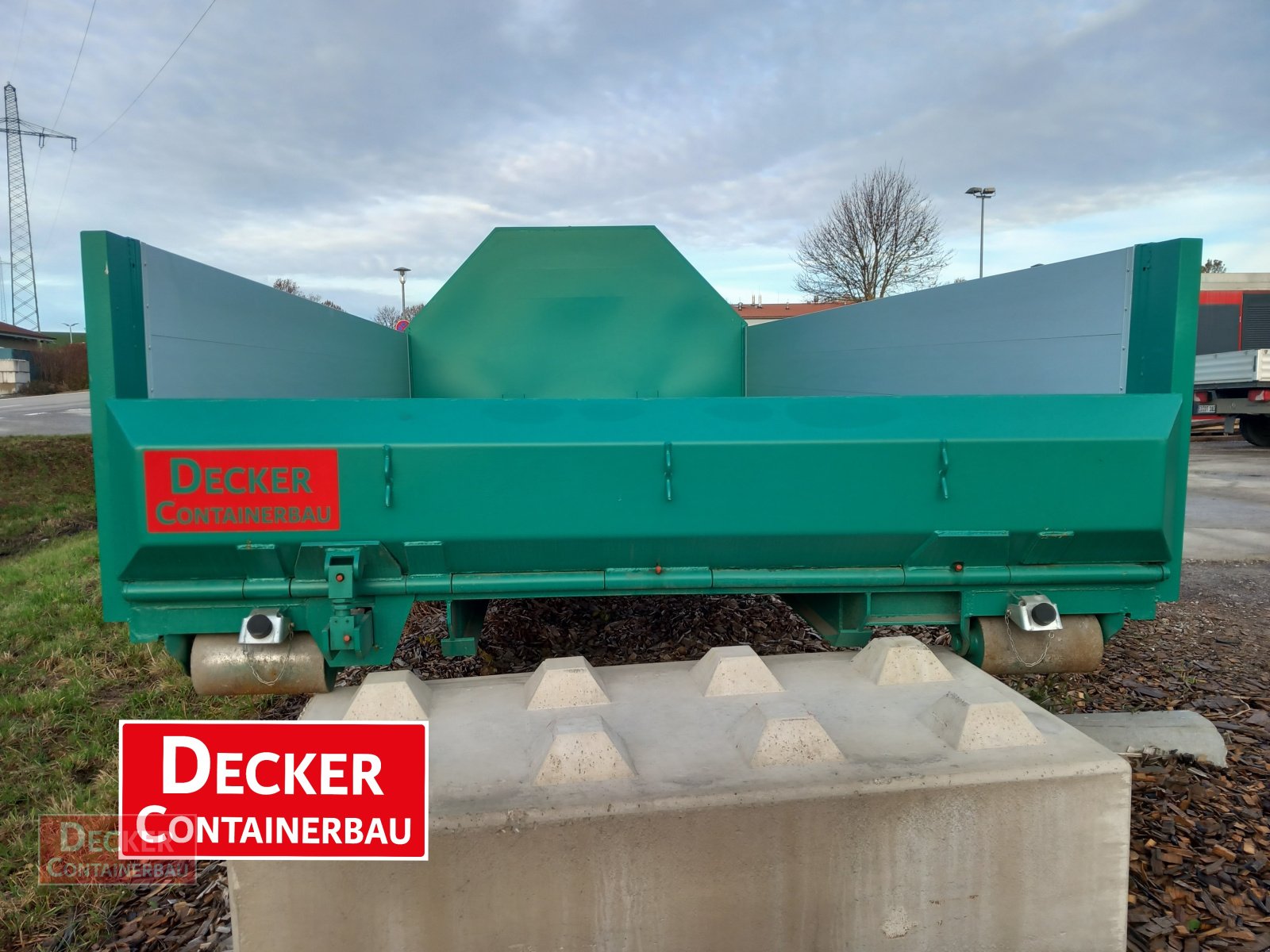 Abrollcontainer of the type Decker Container seitl.Klappwand, HARDOX, Sörlingklappe SOFORT VERFÜGBAR, Neumaschine in Armstorf (Picture 4)