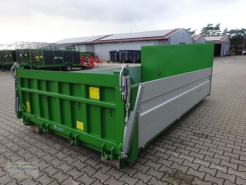 Abrollcontainer des Typs EURO-Jabelmann Container, Plattform, STE 4500 mit ALU-Bordwände, überfahrb. Heckklappe, NEU, Neumaschine in Itterbeck (Bild 8)
