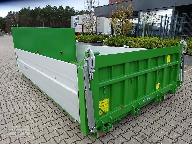 Abrollcontainer des Typs EURO-Jabelmann Container, Plattform, STE 4500 mit ALU-Bordwände, überfahrb. Heckklappe, NEU, Neumaschine in Itterbeck (Bild 2)