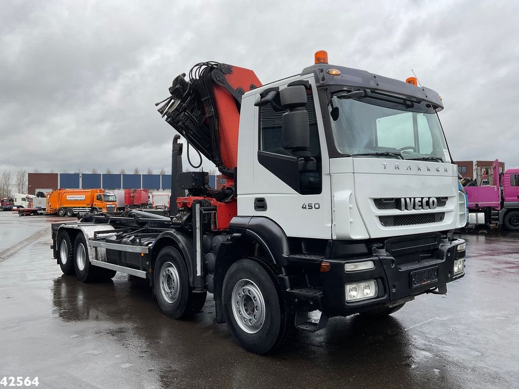 Abrollcontainer typu Iveco Trakker AD410T45 8x4 Euro 5 Palfinger 42 Tonmeter laadkraan, Gebrauchtmaschine w ANDELST (Zdjęcie 5)