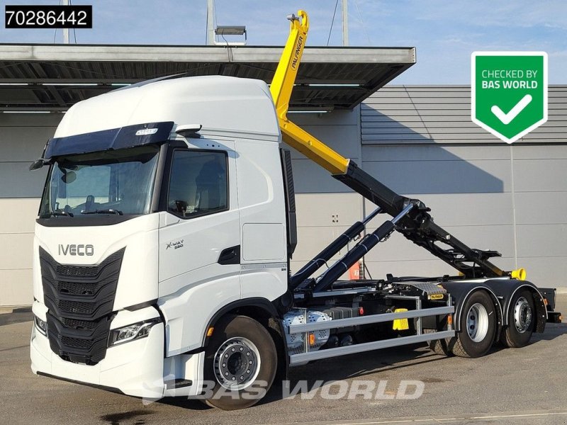 Abrollcontainer des Typs Iveco X-Way 580 6X2 NEW Palfinger PHT20SLD5 Hooklift Lift+steering Axl, Neumaschine in Veghel (Bild 1)