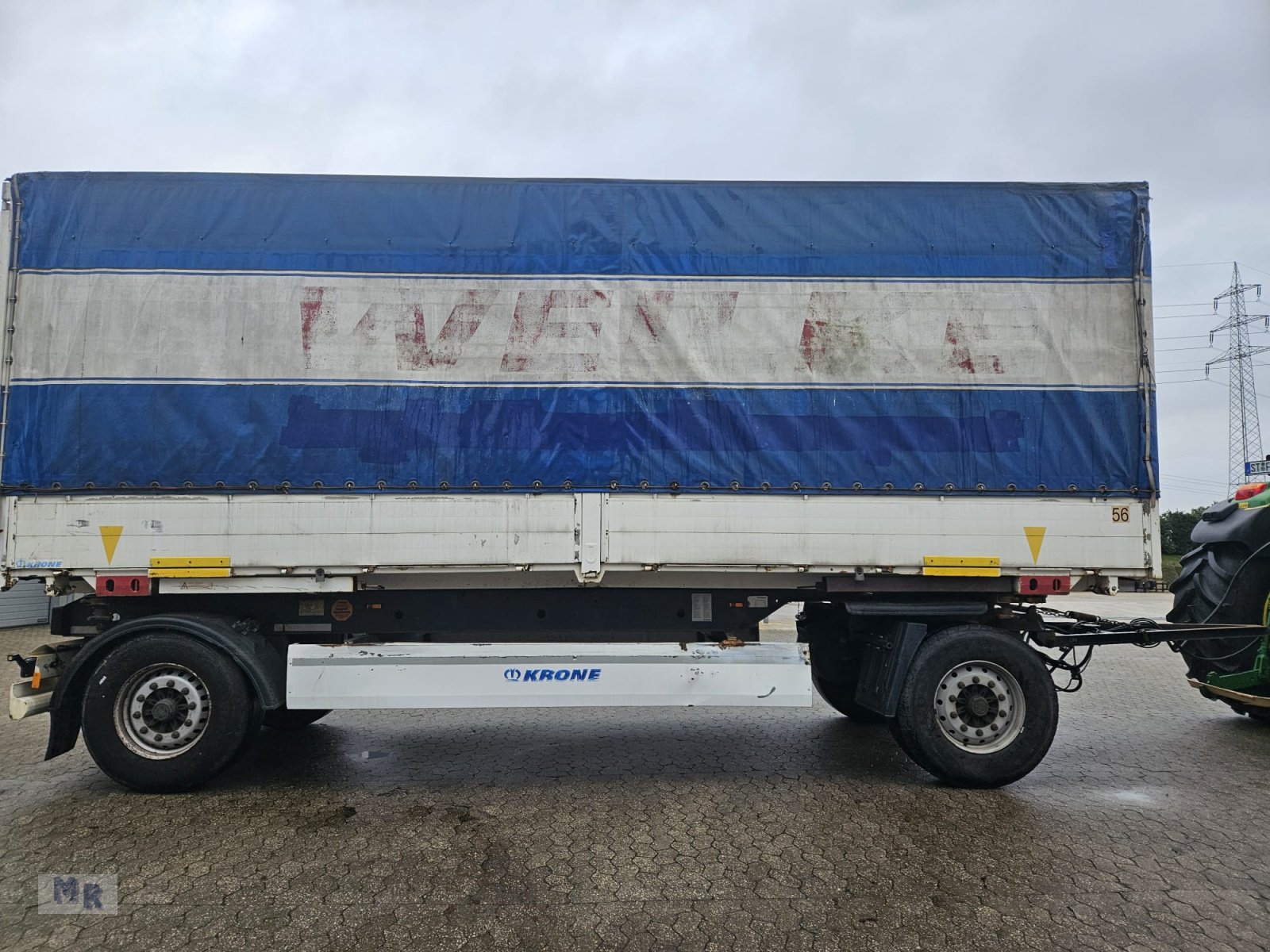 Abrollcontainer типа Krone Wechselbrücken Anhänger Plane Spriegel Interne Nr. 0319, Gebrauchtmaschine в Greven (Фотография 5)