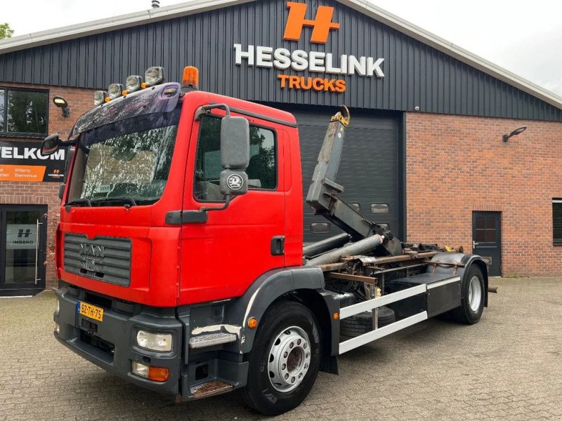 Abrollcontainer tipa MAN TGM 18.330 5M Marrel Hooklift Haakarm 393.540KM NL Truck!, Gebrauchtmaschine u Saasveld (Slika 1)
