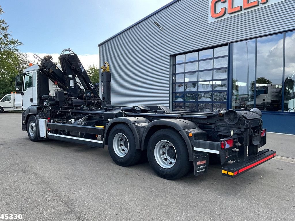 Abrollcontainer du type MAN TGS 26.360 6x4 Hiab 12 Tonmeter laadkraan, Gebrauchtmaschine en ANDELST (Photo 3)