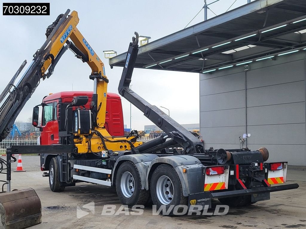 Abrollcontainer tipa MAN TGS 26.400 TGS 6X4 Effer 155 Crane + Hooklift Full Steel Euro 5, Gebrauchtmaschine u Veghel (Slika 10)