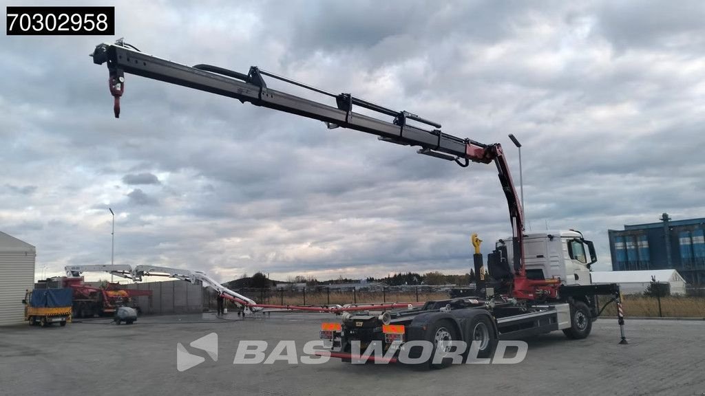 Abrollcontainer Türe ait MAN TGS 26.440 6X2 NEW! Fassi 235A Crane Hyva 20-57-S Lift+ Steering, Neumaschine içinde Veghel (resim 8)