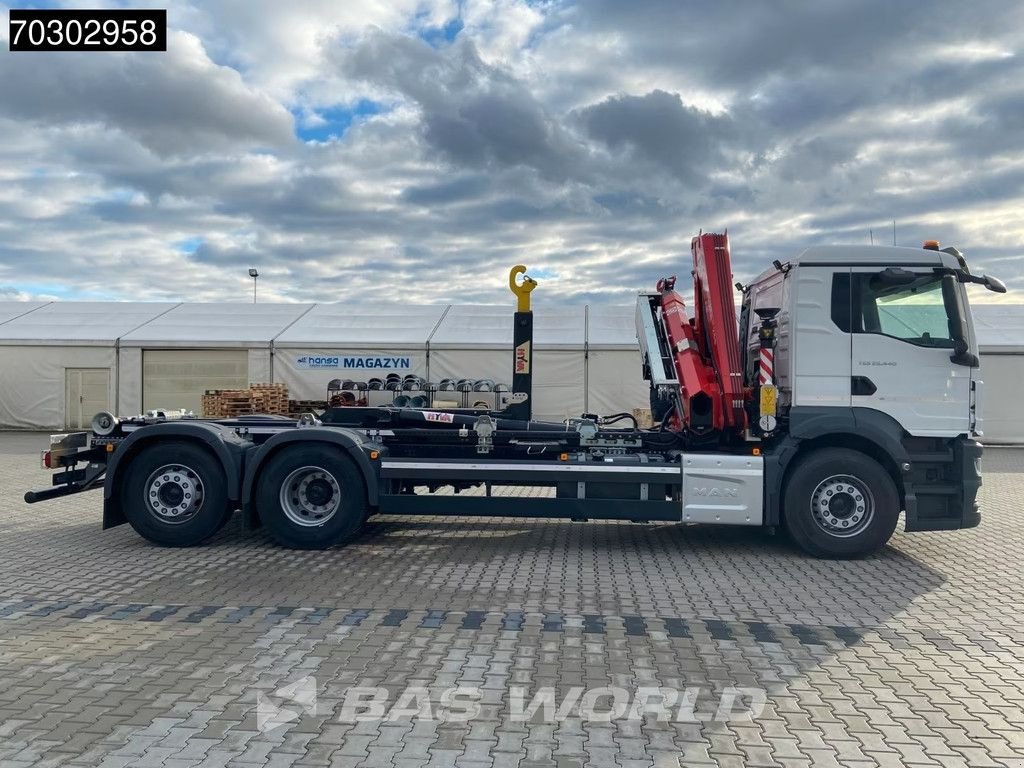 Abrollcontainer Türe ait MAN TGS 26.440 6X2 NEW! Fassi 235A Crane Hyva 20-57-S Lift+ Steering, Neumaschine içinde Veghel (resim 9)