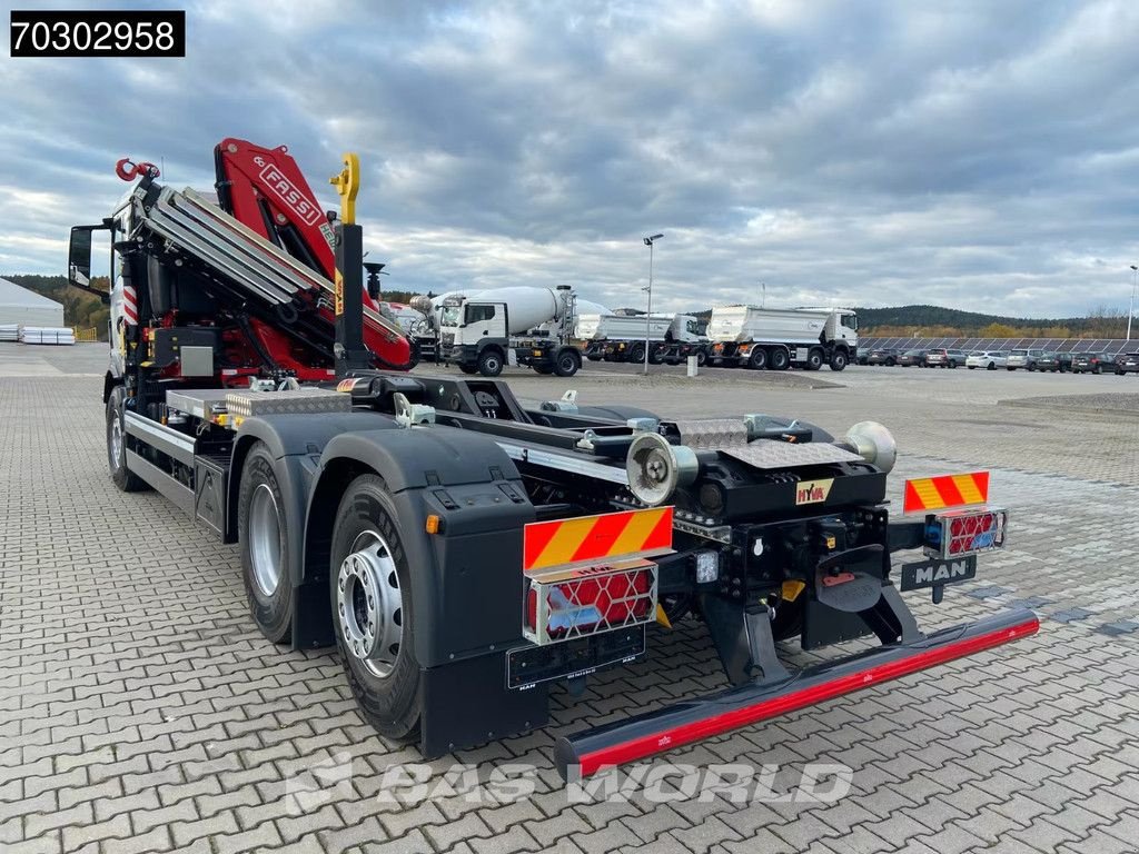 Abrollcontainer Türe ait MAN TGS 26.440 6X2 NEW! Fassi 235A Crane Hyva 20-57-S Lift+ Steering, Neumaschine içinde Veghel (resim 2)