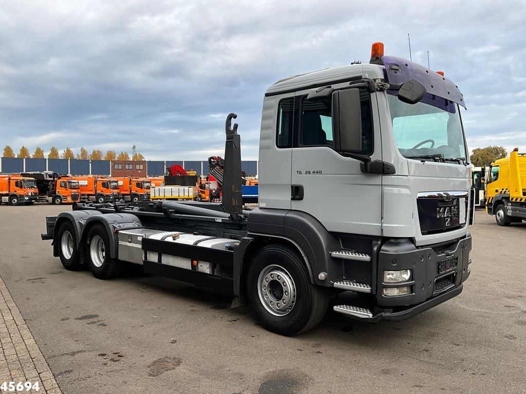 Abrollcontainer Türe ait MAN TGS 26.440 6x4 ZF Intarder Manual 26 Ton haakarmsysteem, Gebrauchtmaschine içinde ANDELST (resim 3)