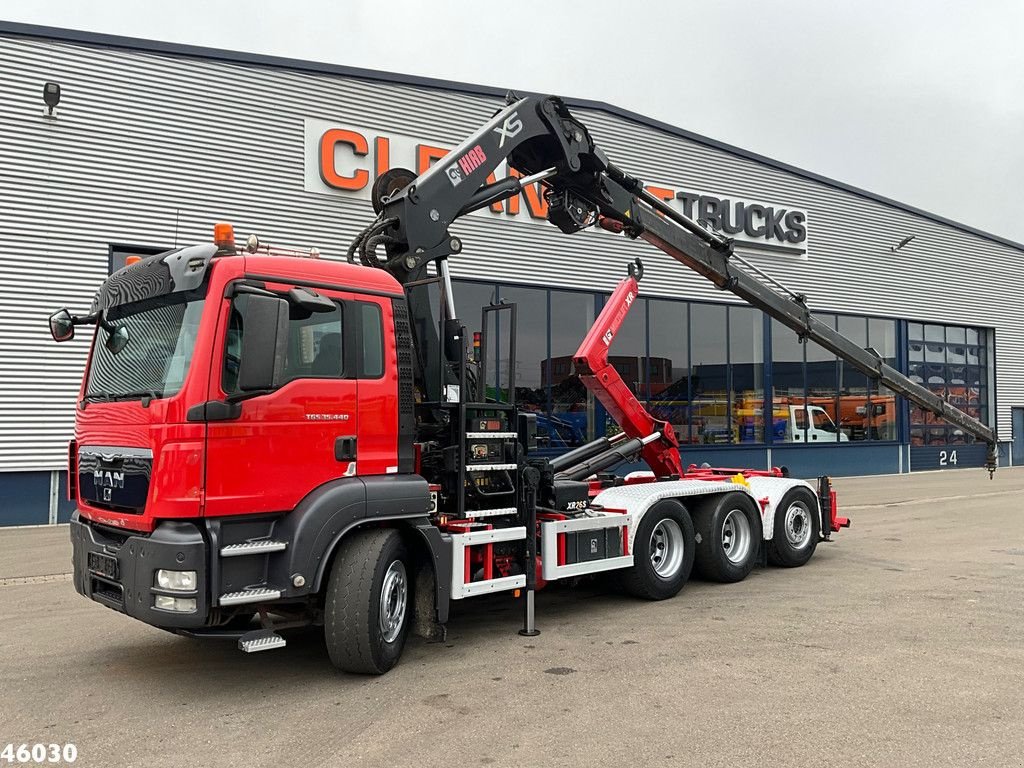 Abrollcontainer of the type MAN TGS 32.440 Hiab 32 Tonmeter laadkraan met hydraulische lier, Gebrauchtmaschine in ANDELST (Picture 1)