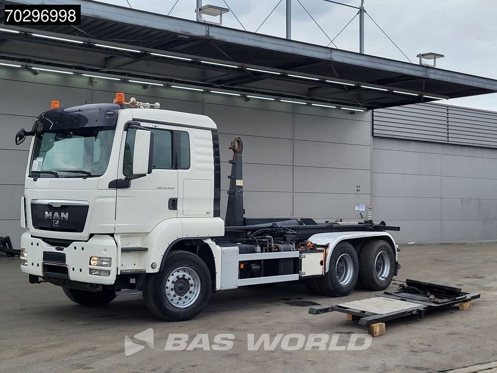Abrollcontainer typu MAN TGS 33.440 6X4 25Ton AJK NHS25-5930 hooklift with 5th wheel Wech, Gebrauchtmaschine v Veghel (Obrázek 1)