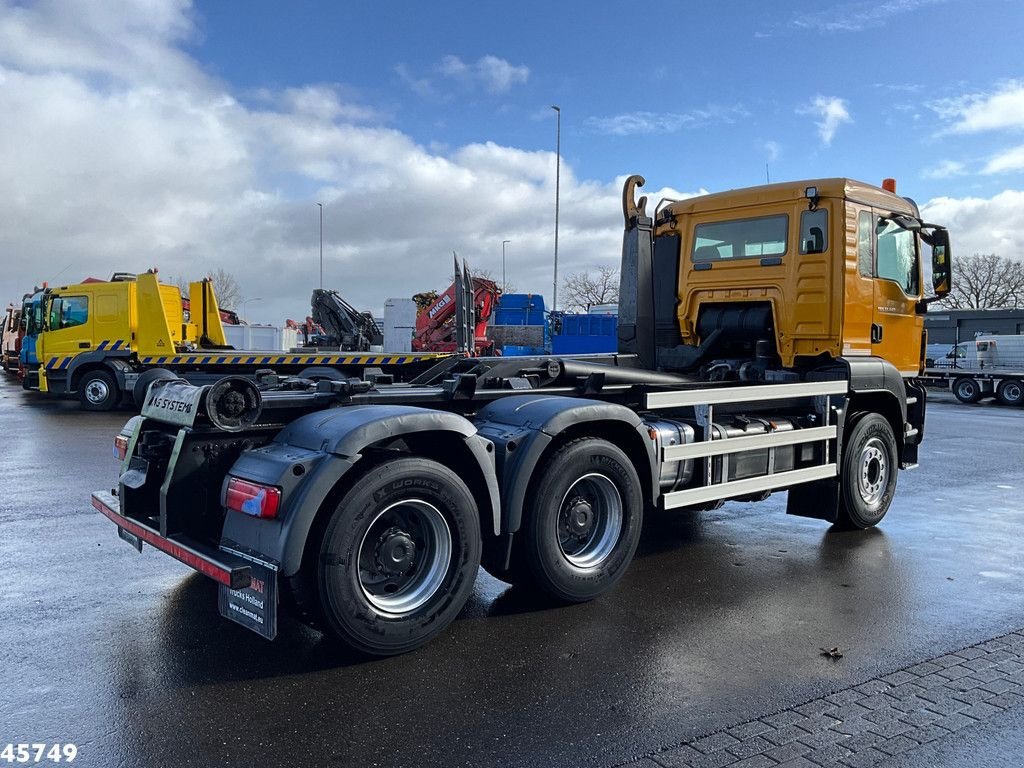 Abrollcontainer del tipo MAN TGS 33.440 6x4 ZF Intarder Manual Full steel 21 Ton haakarmsyste, Gebrauchtmaschine en ANDELST (Imagen 5)