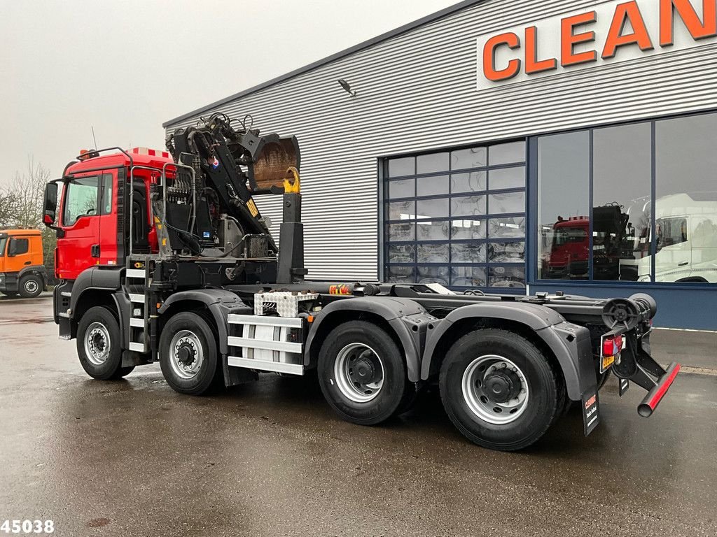 Abrollcontainer tip MAN TGS 35.400 8x4 Euro 6 HMF 16 Tonmeter Z-kraan, Gebrauchtmaschine in ANDELST (Poză 5)