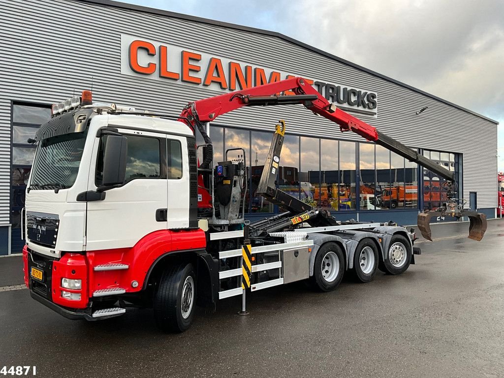 Abrollcontainer des Typs MAN TGS 35.440 8x4 HMF 16 Tonmeter Z-kraan, Gebrauchtmaschine in ANDELST (Bild 1)