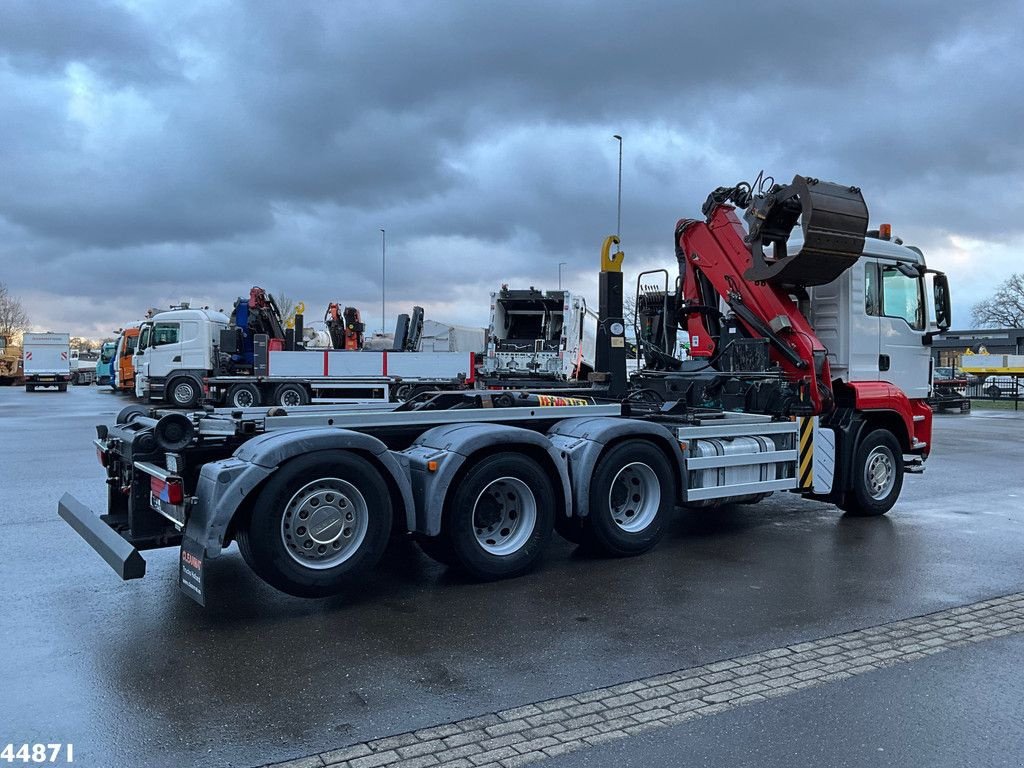 Abrollcontainer des Typs MAN TGS 35.440 8x4 HMF 16 Tonmeter Z-kraan, Gebrauchtmaschine in ANDELST (Bild 4)