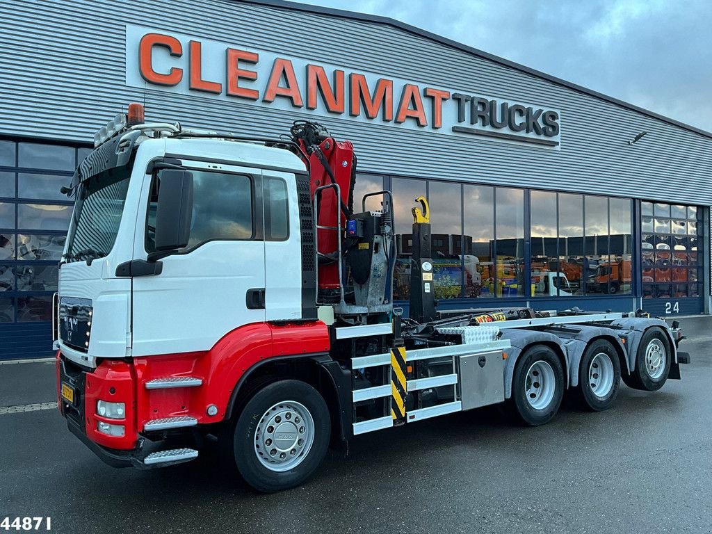 Abrollcontainer des Typs MAN TGS 35.440 8x4 HMF 16 Tonmeter Z-kraan, Gebrauchtmaschine in ANDELST (Bild 7)