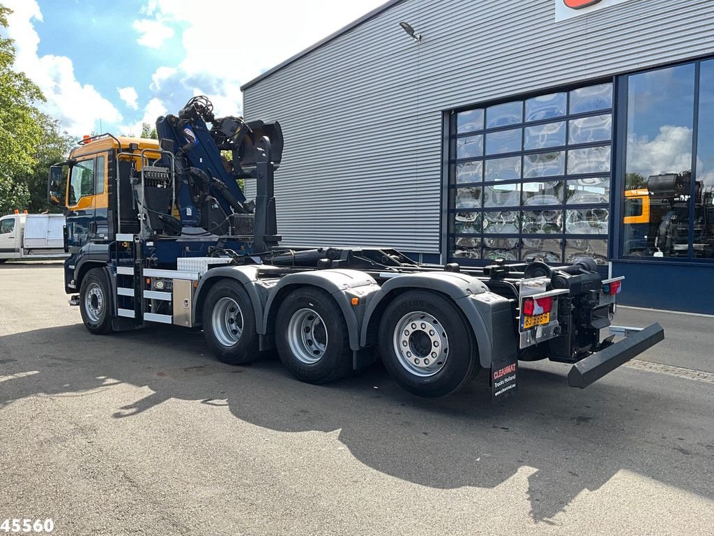 Abrollcontainer del tipo MAN TGS 35.440 8x4 HMF 16 Tonmeter Z-kraan, Gebrauchtmaschine In ANDELST (Immagine 2)